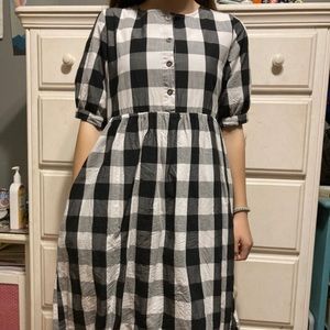 women’s gingham dress